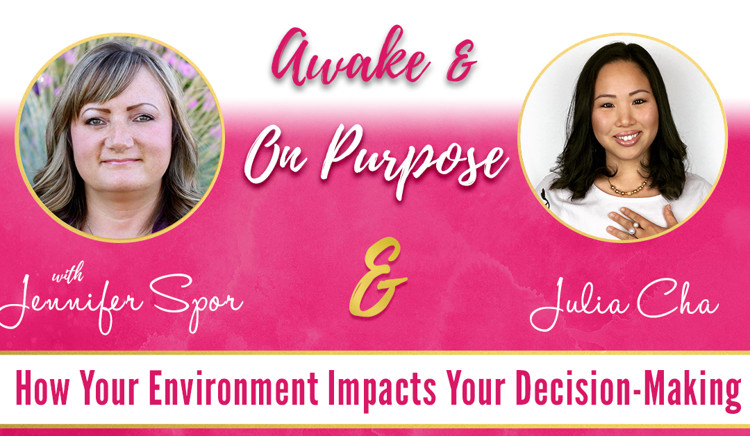 Julia Cha explains how your environment creates a conflict between societal conditioning and your internal desires, preventing you from living your higher purpose.